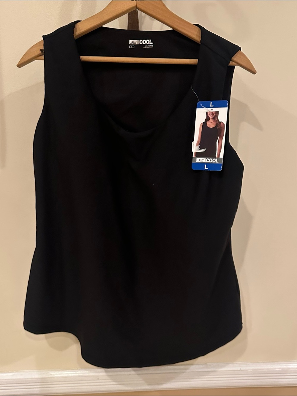 Women's Black Activewear Tank Top